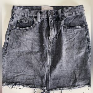 everlane denim skirt
